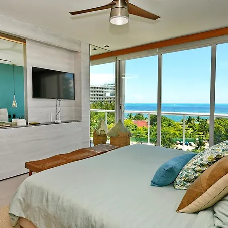 Beachfront Apartment Blue Vista Cancun Exterior photo